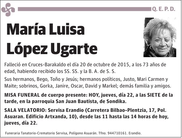 María Luisa López Ugarte