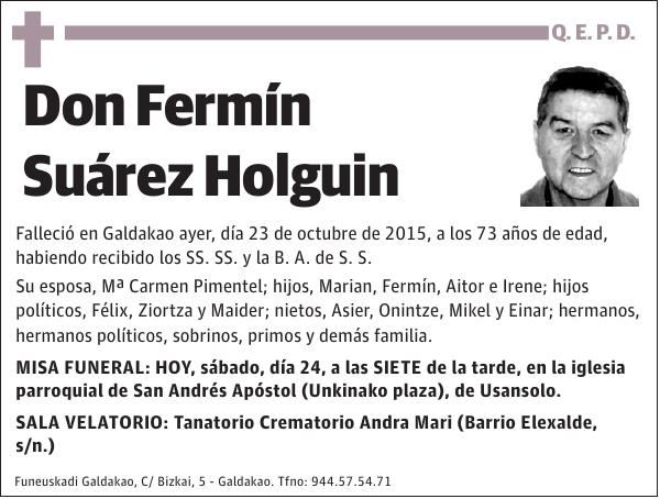 Fermín Suárez Holguin