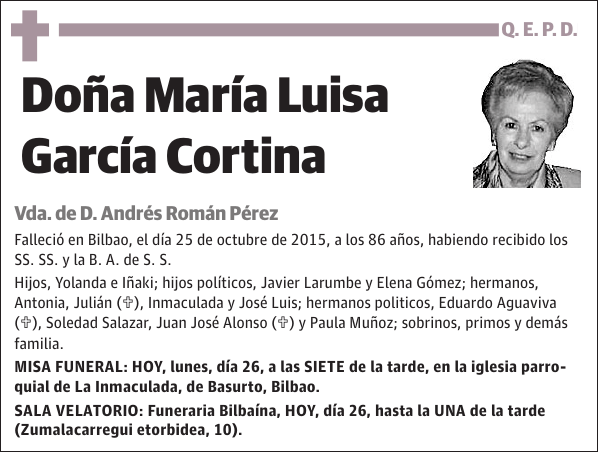 María Luisa García Cortina