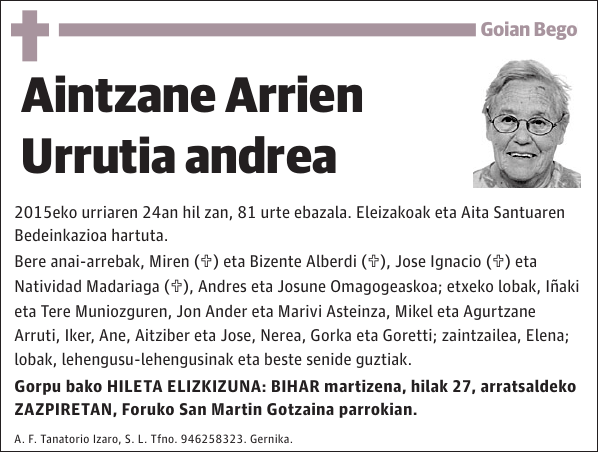 Aintzane Arrien Urrutia