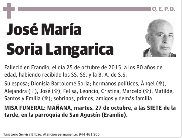 José María Soria Langarica