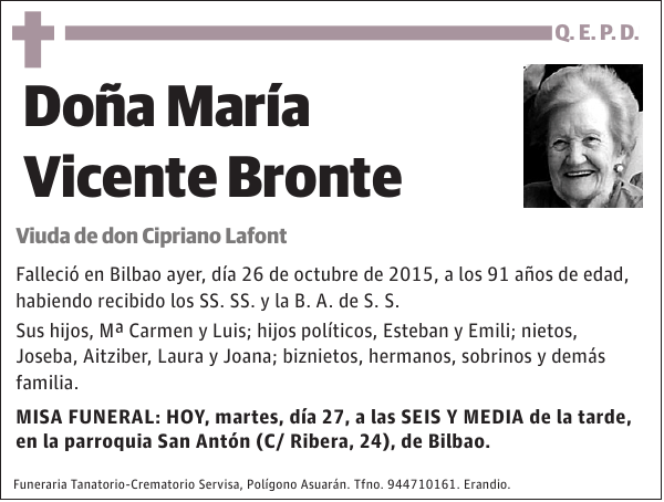 María Vicente Bronte