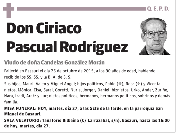 Ciriaco Pascual Rodríguez