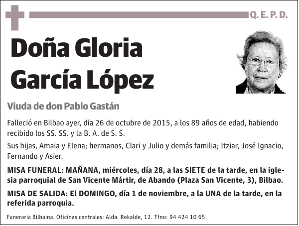 Gloria García López