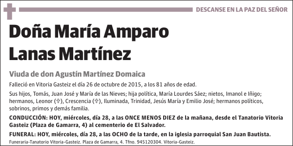 María Amparo Lanas Martínez