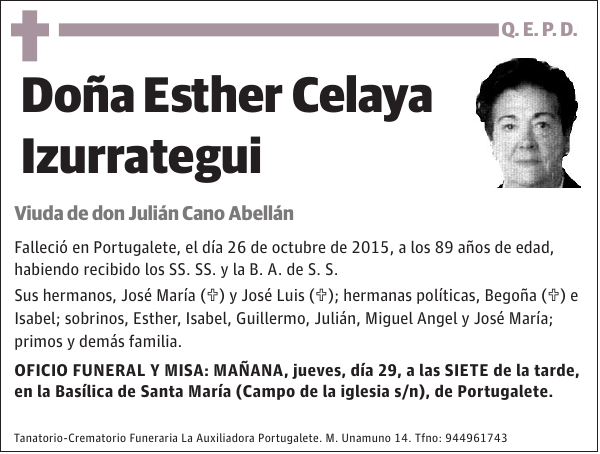 Esther Celaya Izurrategui