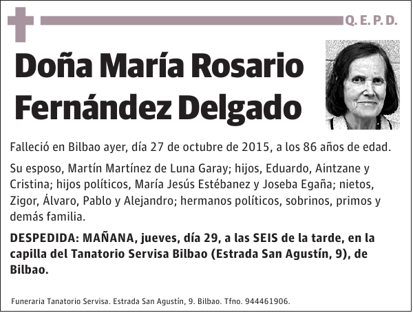 María Rosario Fernández Delgado