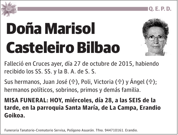 Marisol Casteleiro Bilbao