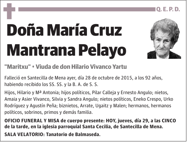 María Cruz Mantrana Pelayo