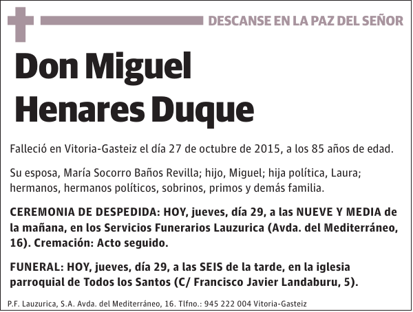 Miguel Henares Duque