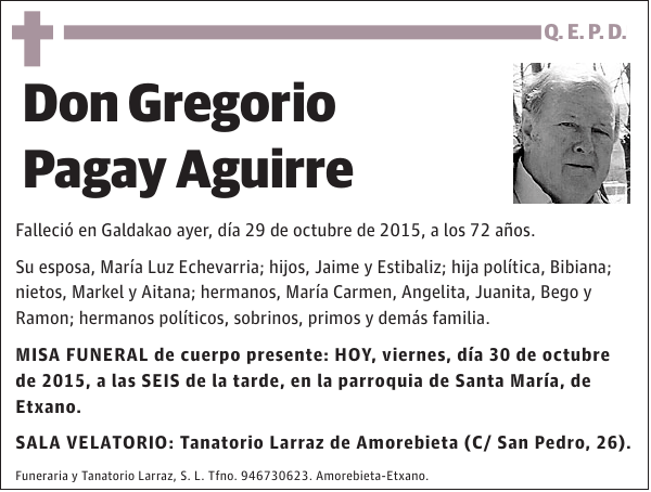 Gregorio Pagay Aguirre