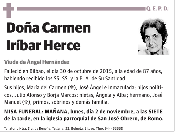 Carmen Iríbar Herce