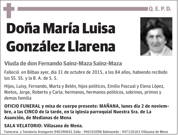 María Luisa González Llarena