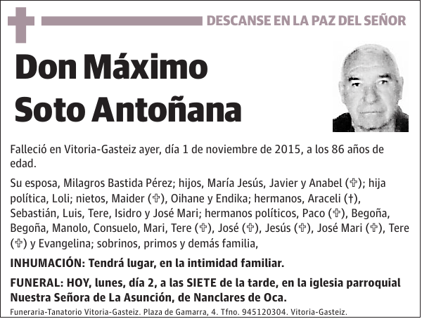 Máximo Soto Antoñana