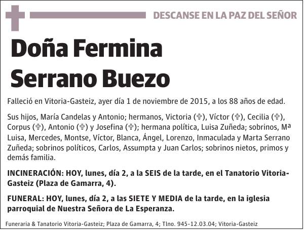 Fermina Serrano Buezo