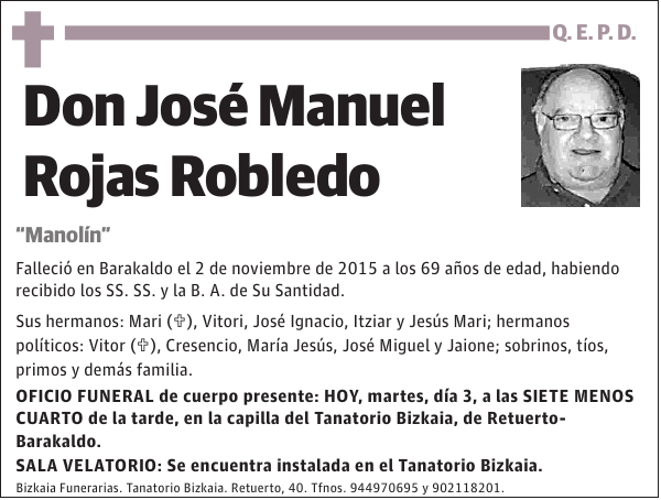 José Manuel Rojas Robledo