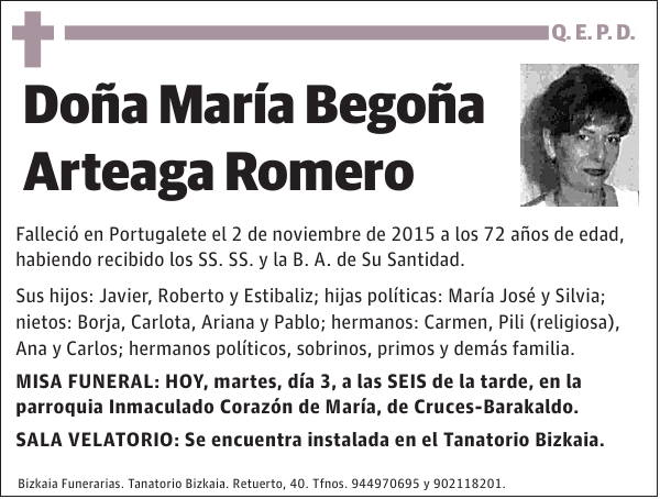 María Begoña Arteaga Romero