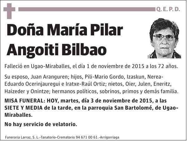 María Pilar Angoiti Bilbao