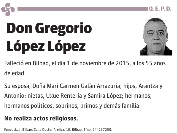 Gregorio López López