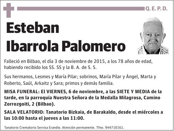 Esteban Ibarrola Palomero