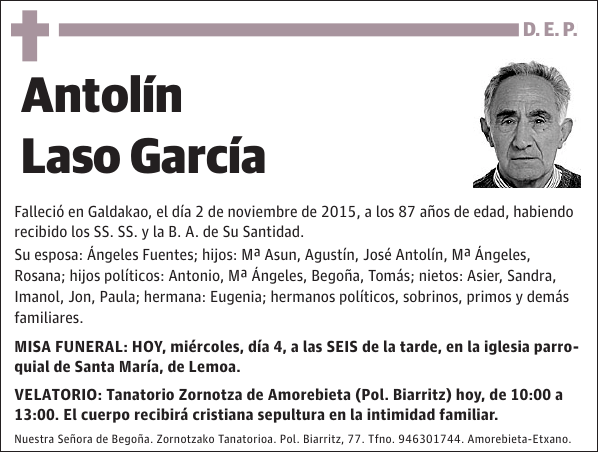 Antolín Laso García