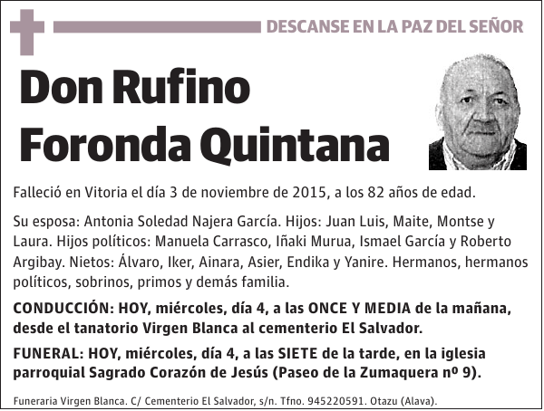 Rufino Foronda Quintana