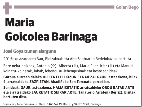 Maria Goicolea Barinaga