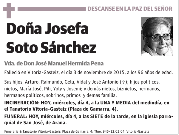 Josefa Soto Sánchez