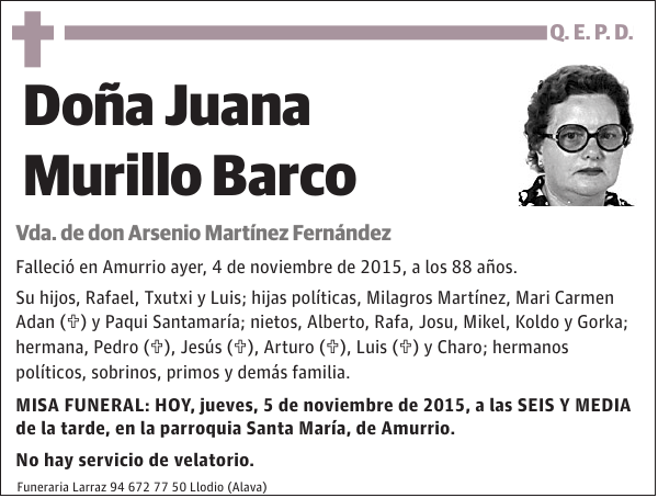 Juana Murillo Barco