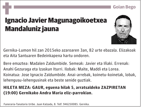 Ignacio Javier Magunagoikoetxea Mandaluniz