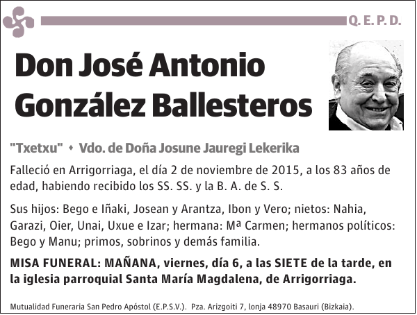 José Antonio González Ballesteros