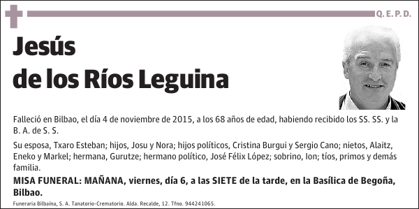 Jesús de los Ríos Leguina