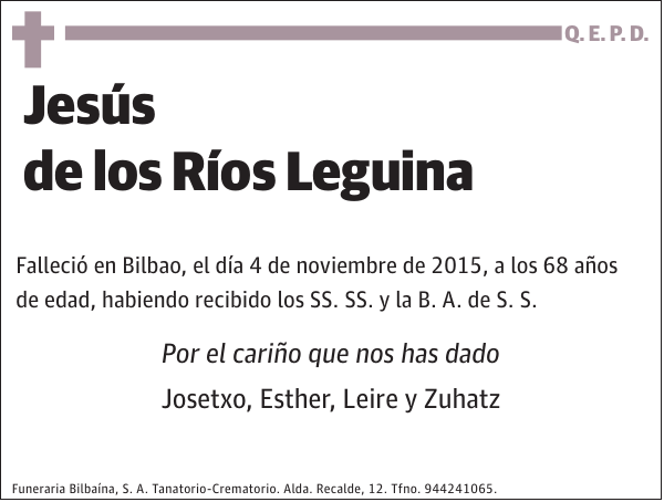 Jesús de los Ríos Leguina