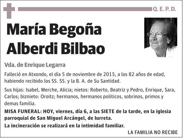 María Begoña Alberdi Bilbao