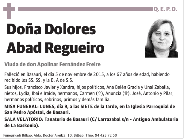 Dolores Abad Regueiro