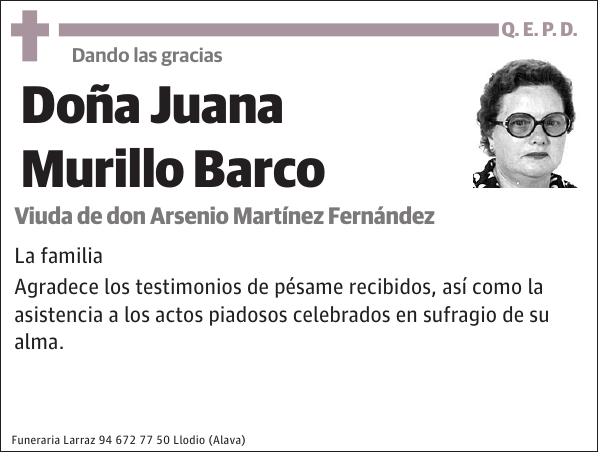 Juana Murillo Barco