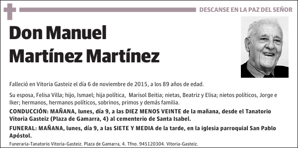 Manuel Martínez Martínez