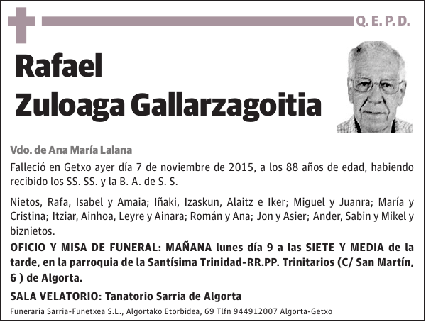 Rafael Zuloaga Gallarzagoitia