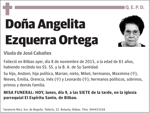 Angelita Ezquerra Ortega