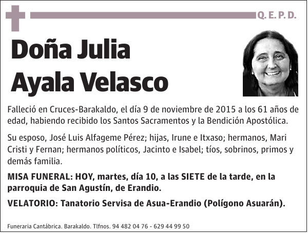 Julia Ayala Velasco