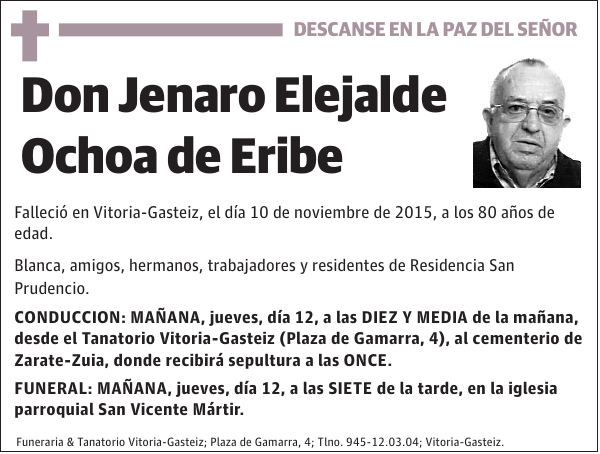 Jenaro Elejalde Ochoa de Eribe