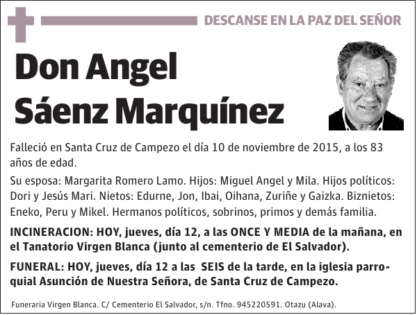 Angel Sáenz Marquínez