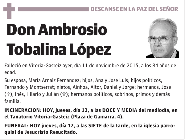 Ambrosio Tobalina López