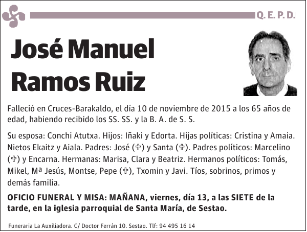 José Manuel Ramos Ruiz