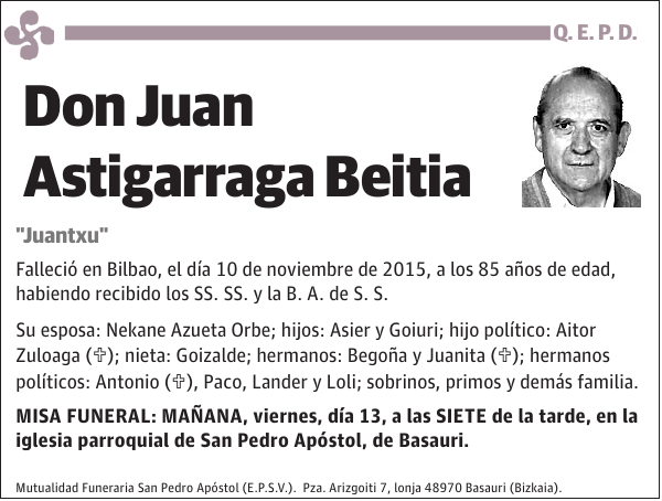 Juan Astigarraga Beitia