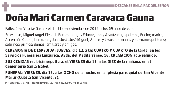 Mari Carmen Caravaca Gauna