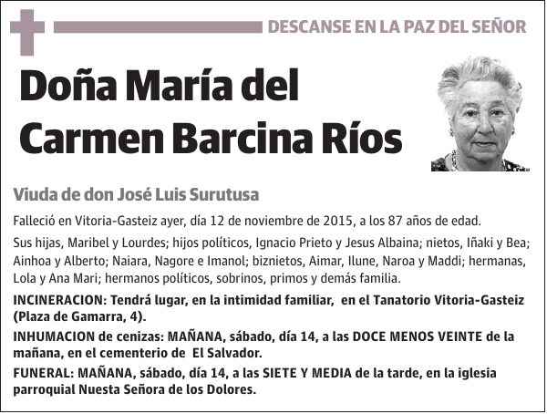 María del Carmen Barcina Ríos