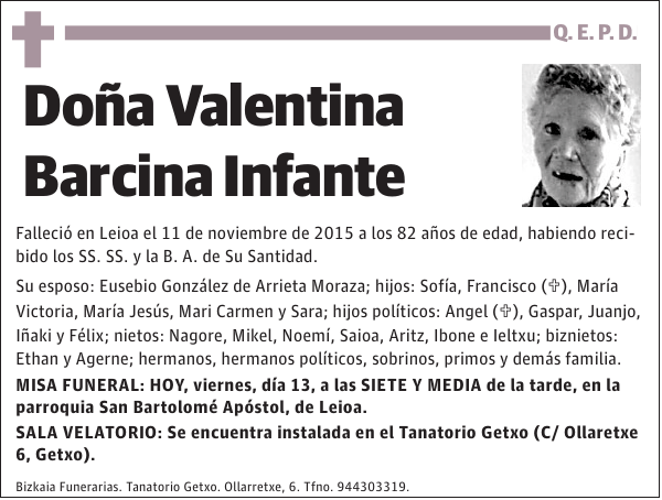 Valentina Barcina Infante