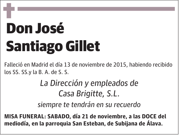 José Santiago Gillet