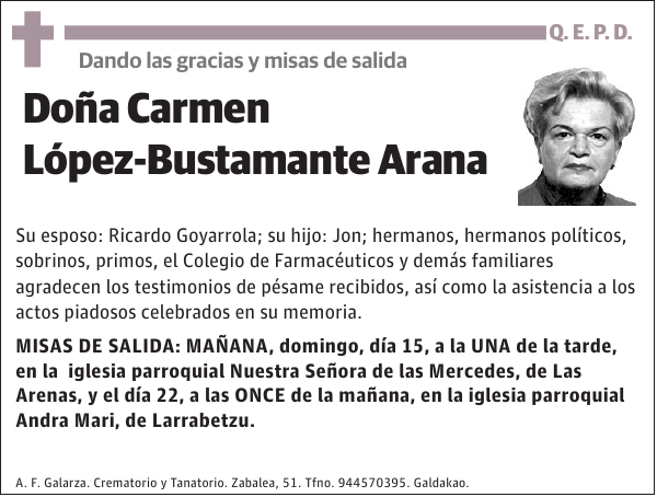 Carmen López-Bustamante Arana